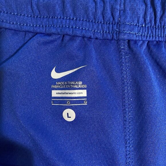 Nike Shorts Men's Large Blue Epic Knit Training Athletic Gym Active 646151-480 - Picture 6 of 11